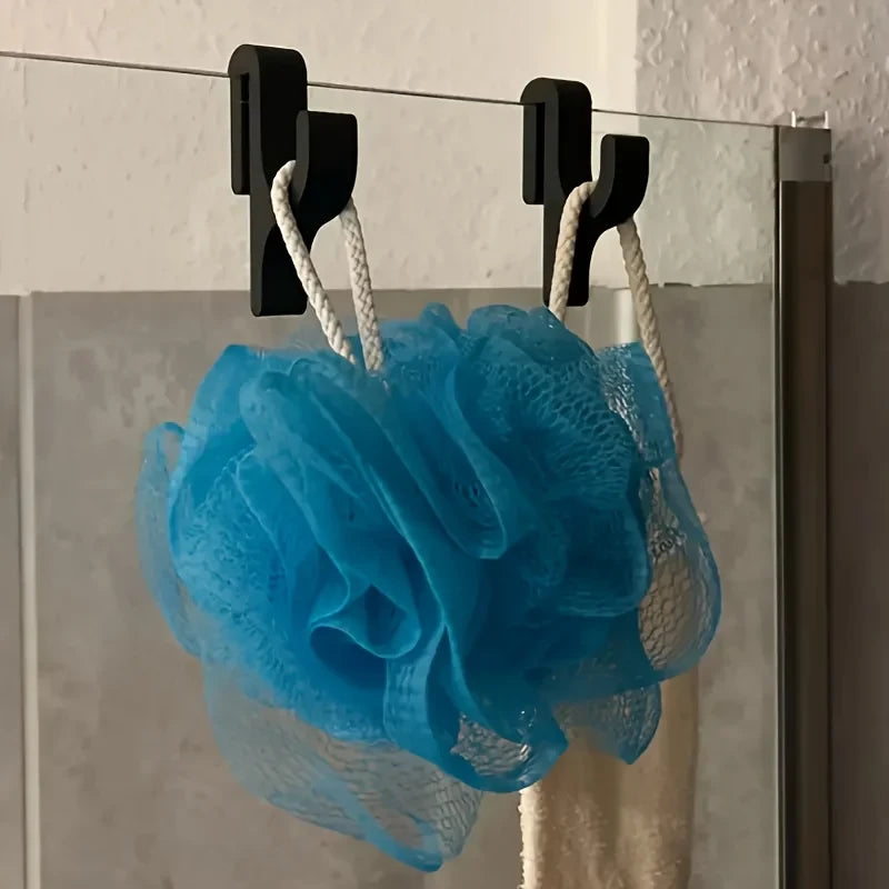 No-Drill Glass Shower Towel Hook