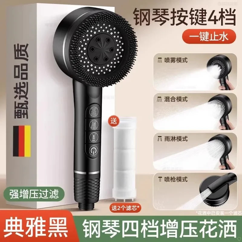 Adjustable Filtered Shower Head