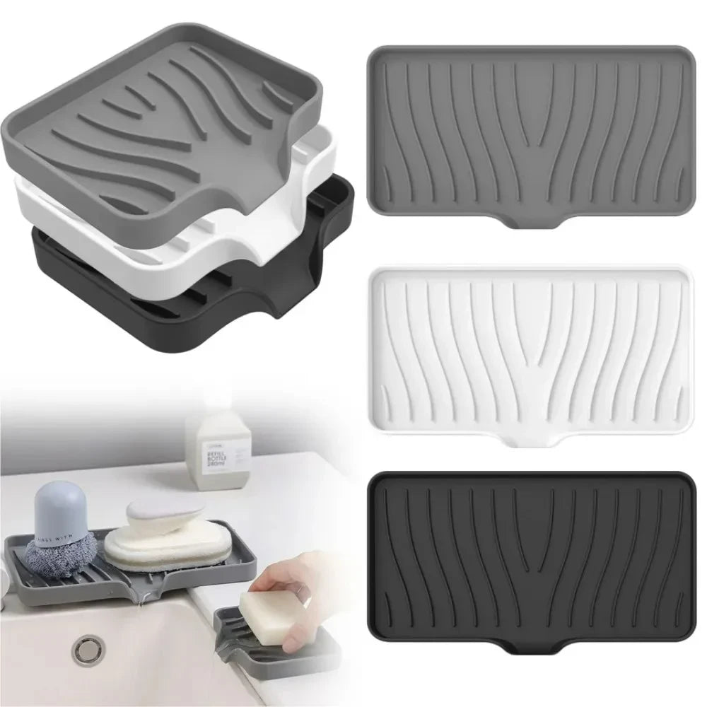 Anti-Slip Silicone Soap Tray