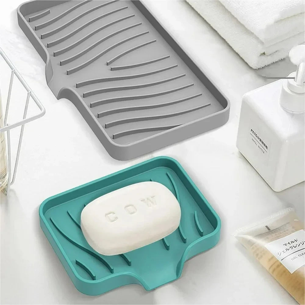 Anti-Slip Silicone Soap Tray