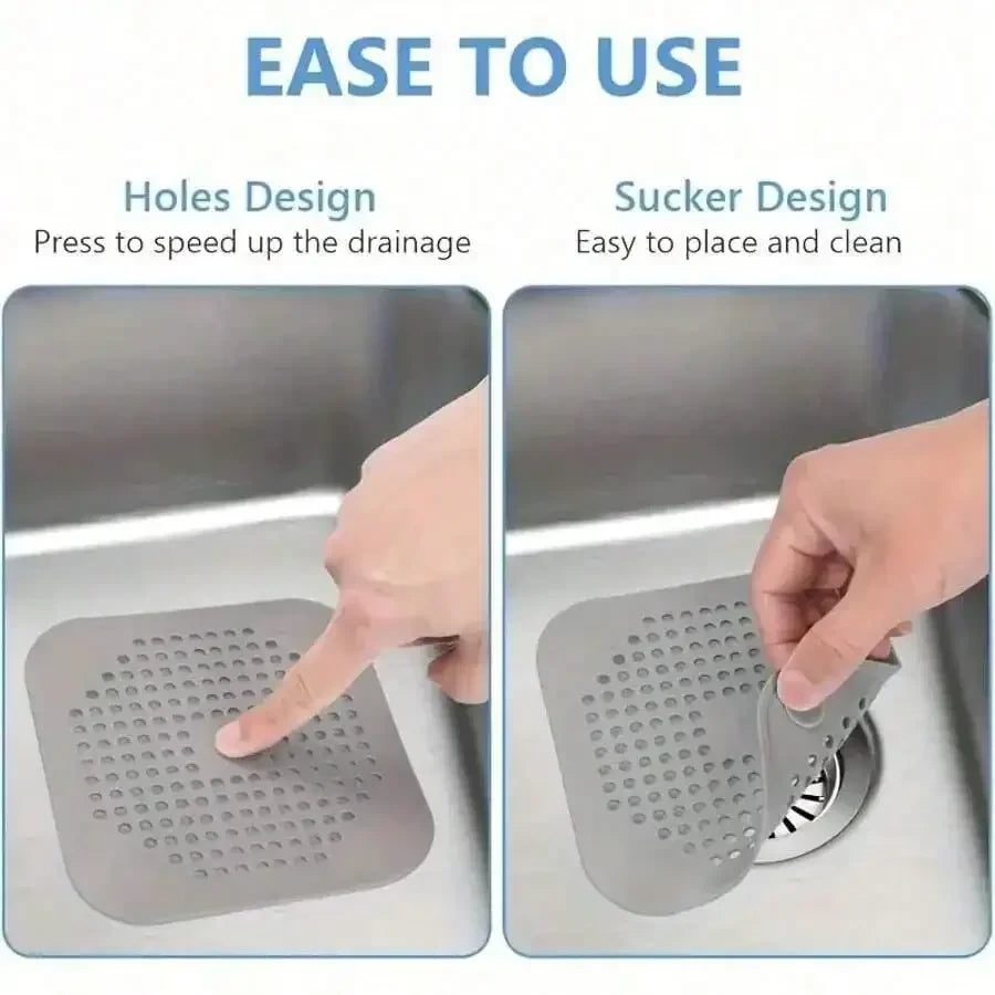 Silicone Square Drain Hair Catcher